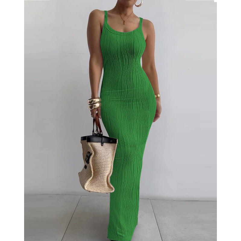 Ava - Slim Fit Maxi Dress With Sling