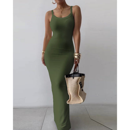 Ava - Slim Fit Maxi Dress With Sling