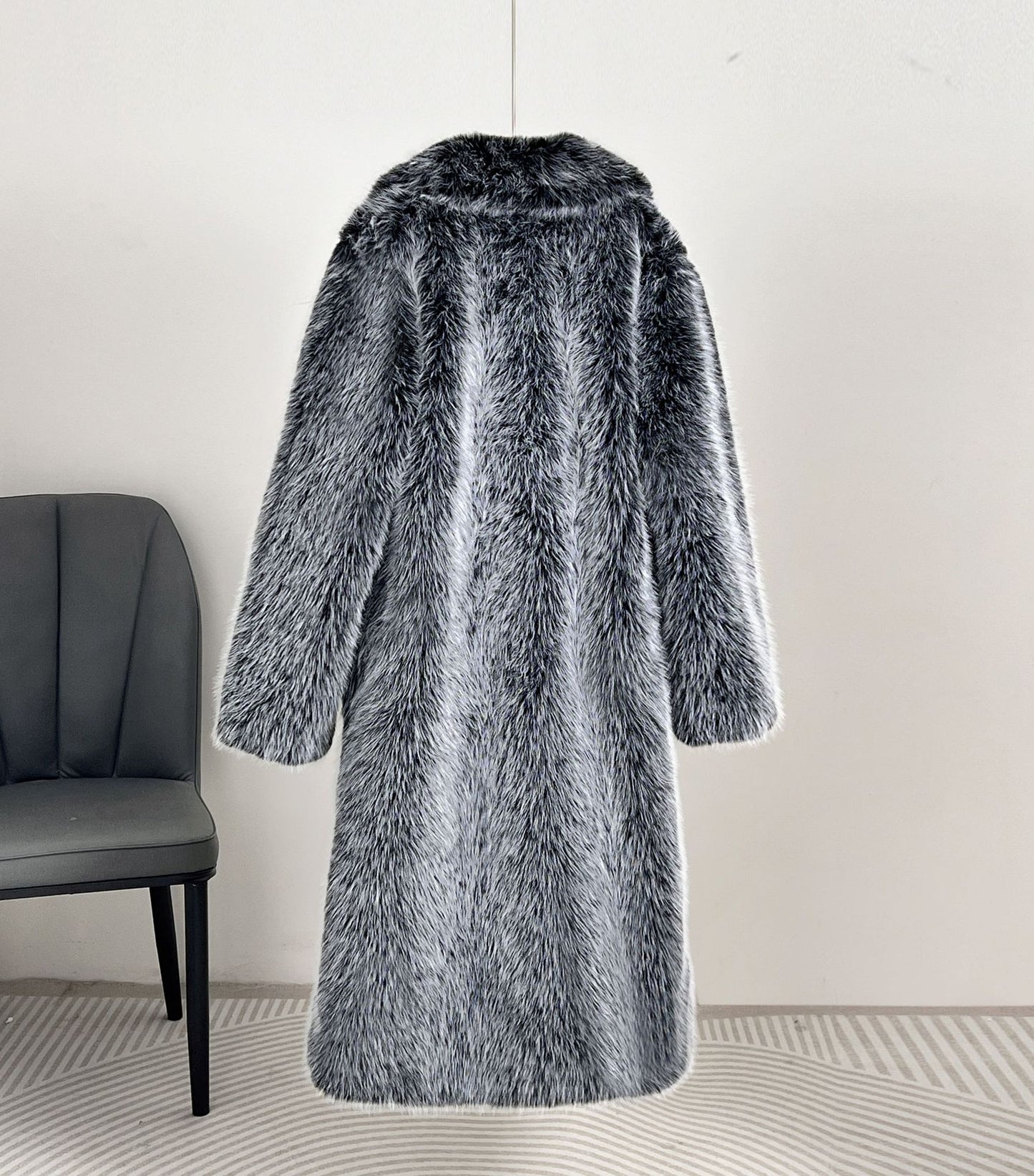 Harper - Faux Fur Long Coat