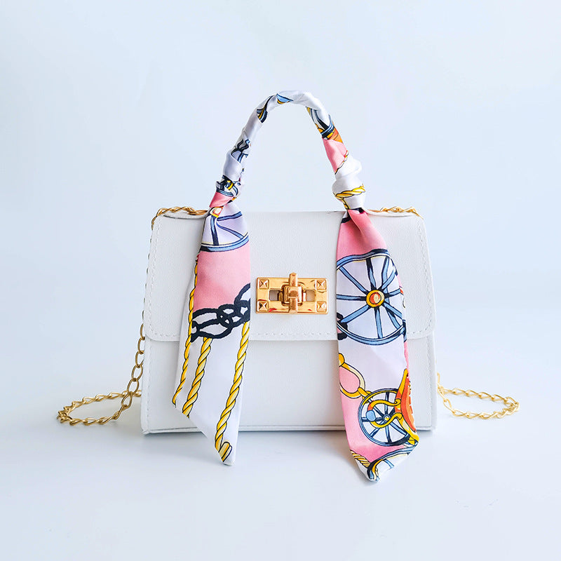 Lyla - Silk Scarf Mini Chain Bag